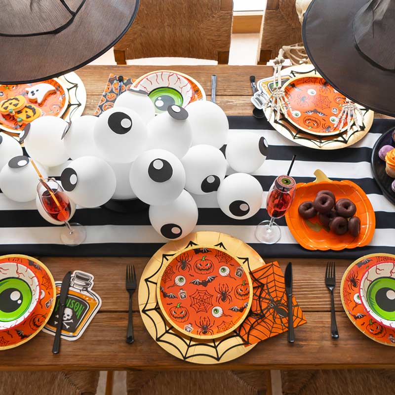 Kit Vajilla Desechable Navidad 6 Personas OH YEAH - 48 Piezas Platos, Vasos Y Servilletas - Decoración Mesa Fiestas Navideñas Y Fin De Año