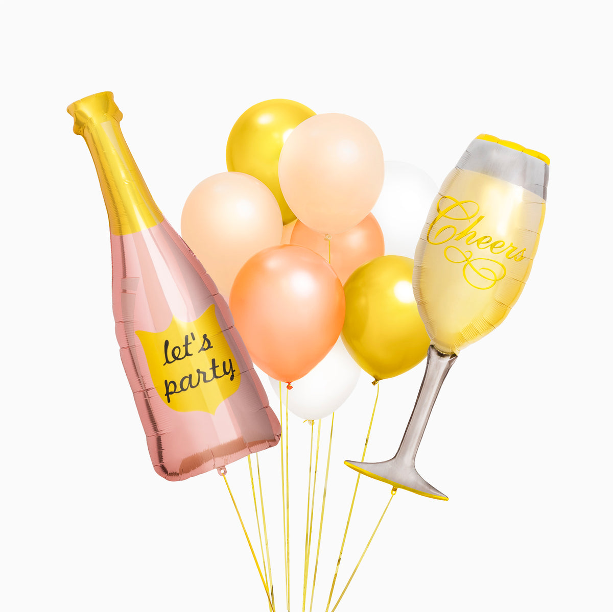 Globo Marco Photocall 87 x 68 cm Oro Rosa – Oh Yeah! by Partylosophy