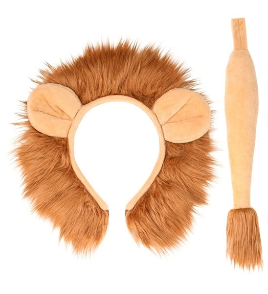 Set Disfraz Diadema y Cola León