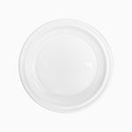 Plato Llano Redondo Plástico PS Reutilizable Ø 20.5 cm Blanco (25 uds)