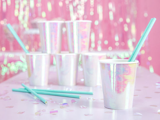 Copo Cartão 220 cc Rosa Iridescente