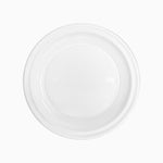 Plato Llano Redondo Plástico PS Reutilizable Ø 22 cm Blanco (25 uds)