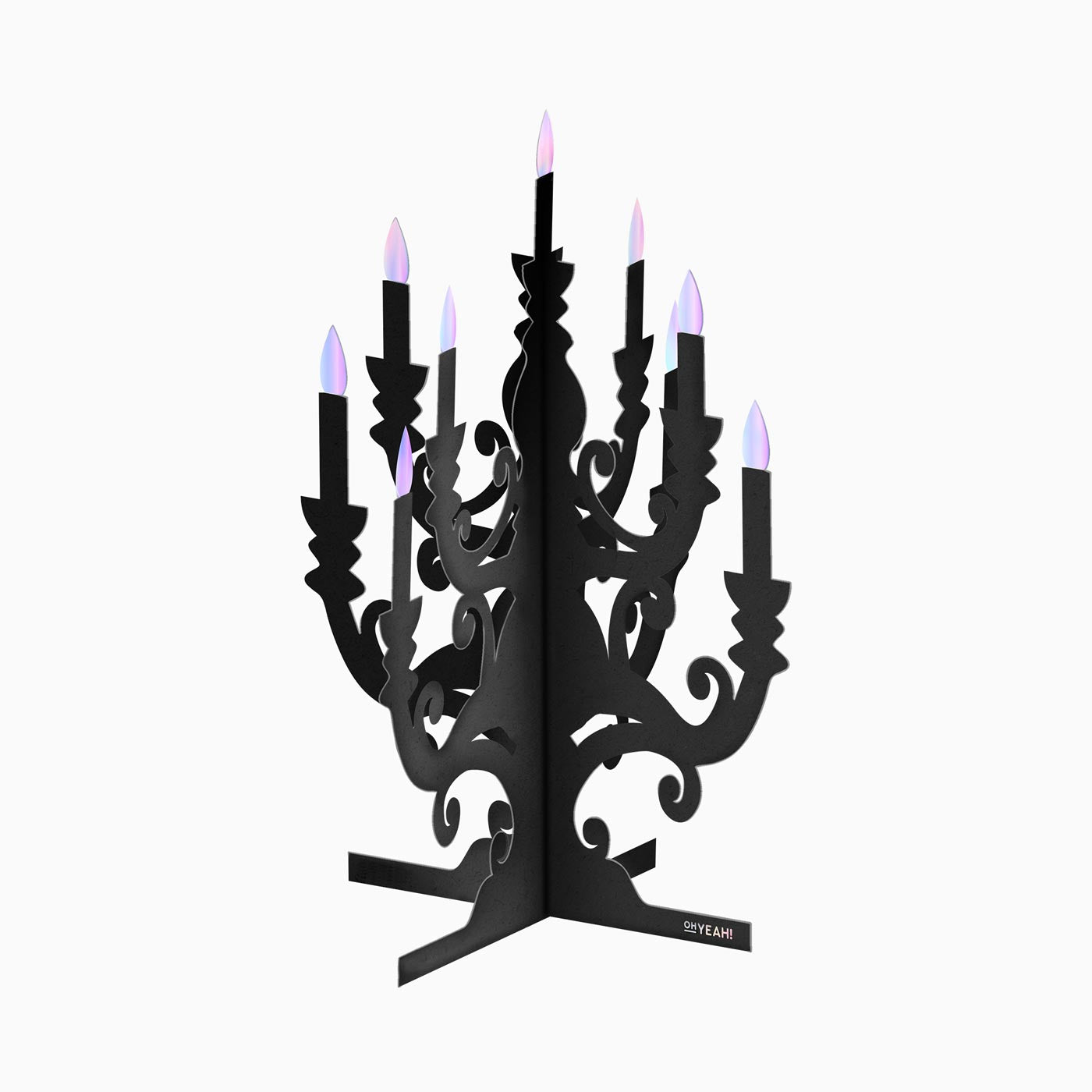 Halloween esoteric table candelabro