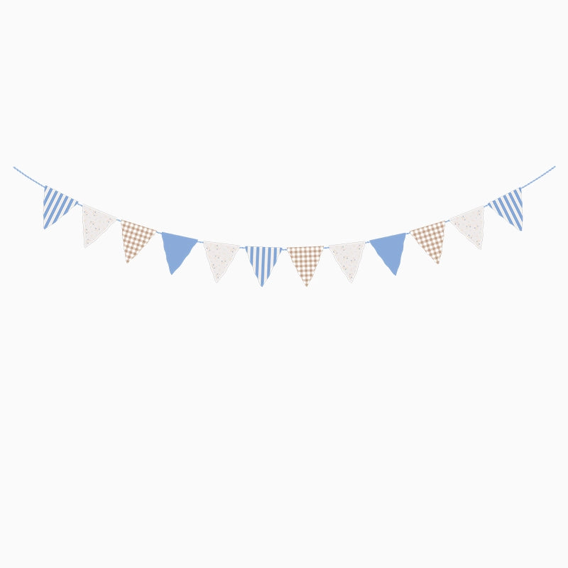 Guirnalda Banderines Baby Osito Azul 2.60 m