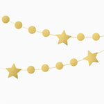 Guirlanda de Estrelas Metálicas 4,10 m