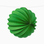 Lanternes rondes en papier Ø 21,5 cm Vert