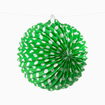 Papel redondo de farolillo feira lunar Ø 21,5 cm verde