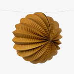 Farolillos Papel Redondo Feria Ø 21.5 cm Ocre