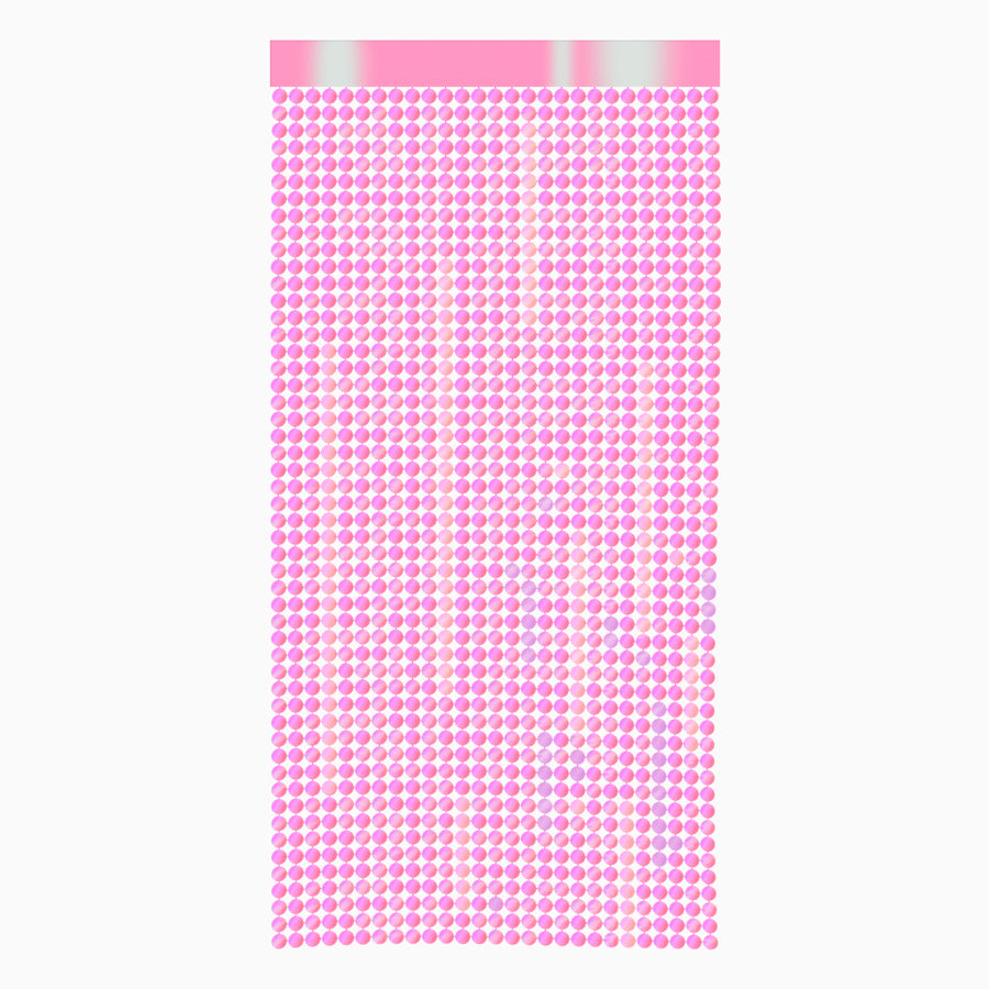 Cerchi iridiscendenti 1 x 2 m di rosa
