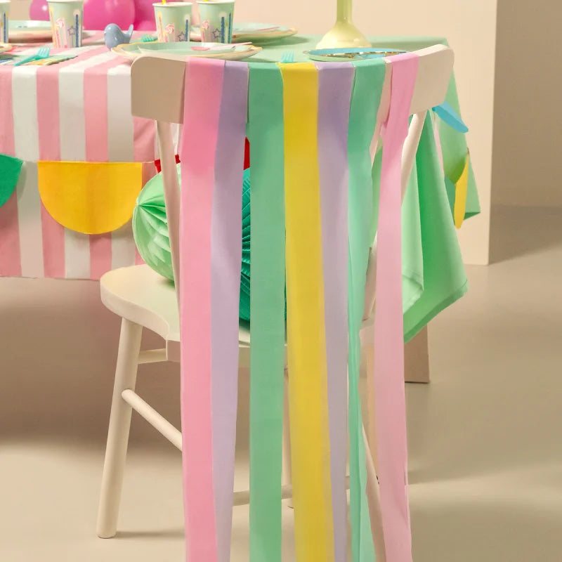 Inspiracion con Cintas Decorativas Papel Crepé Colores Pastel