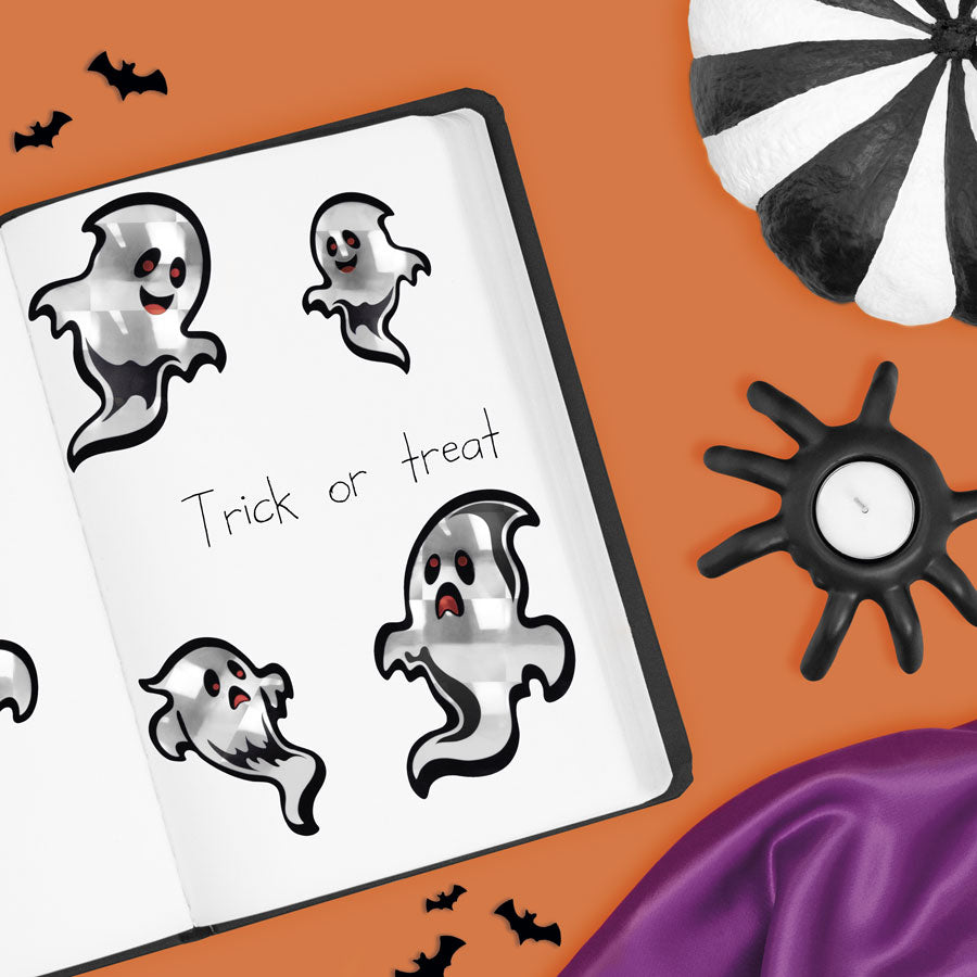 Halloween ghost stickers