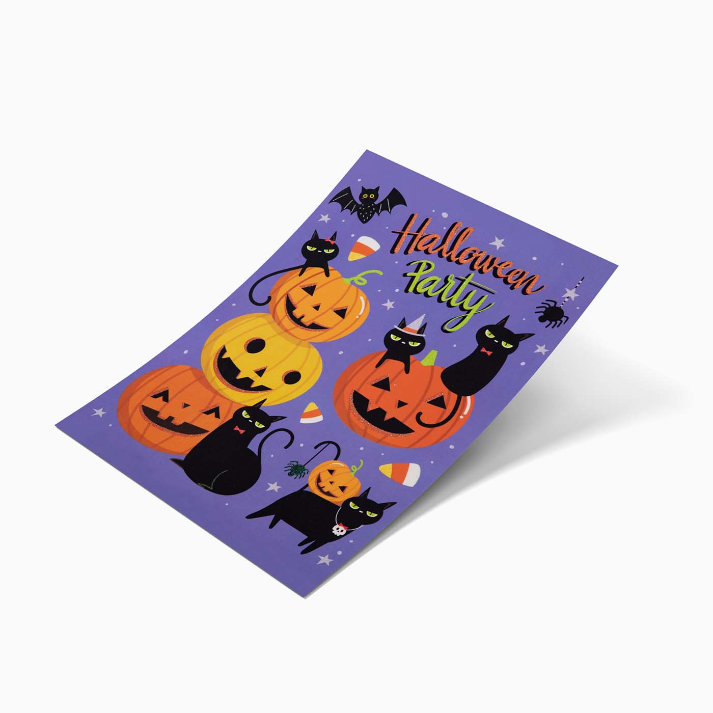 Halloween pumpkin window sticker
