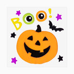 Halloween pumpkin gel sticker