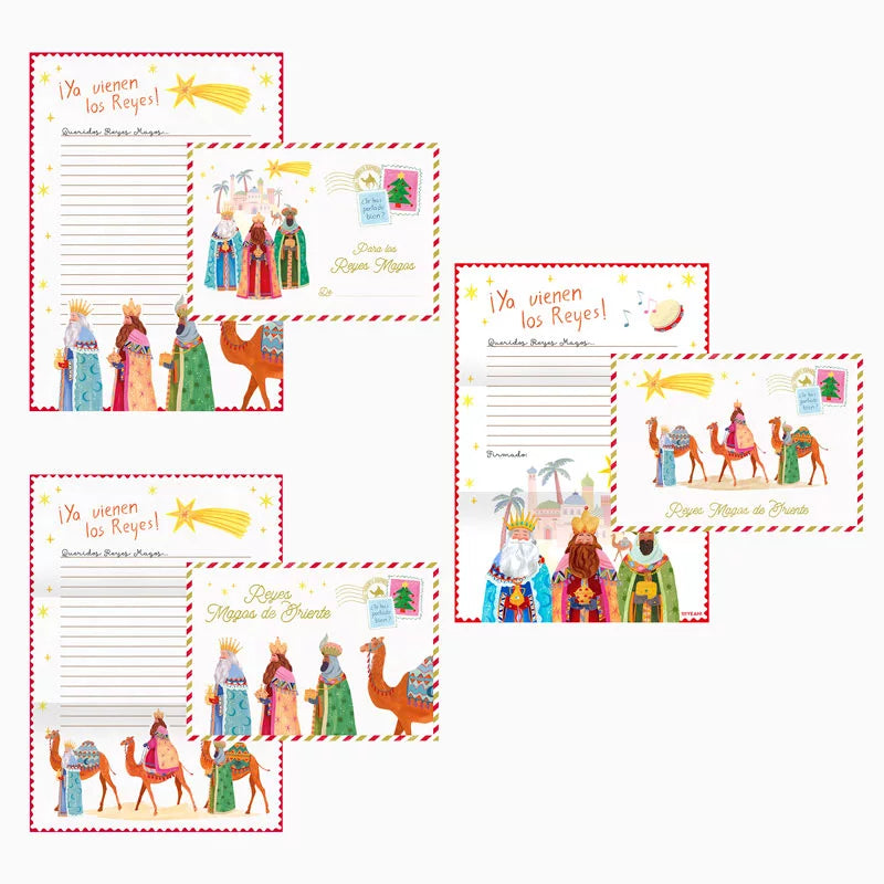 Cartas y Sobres de Reyes Magos