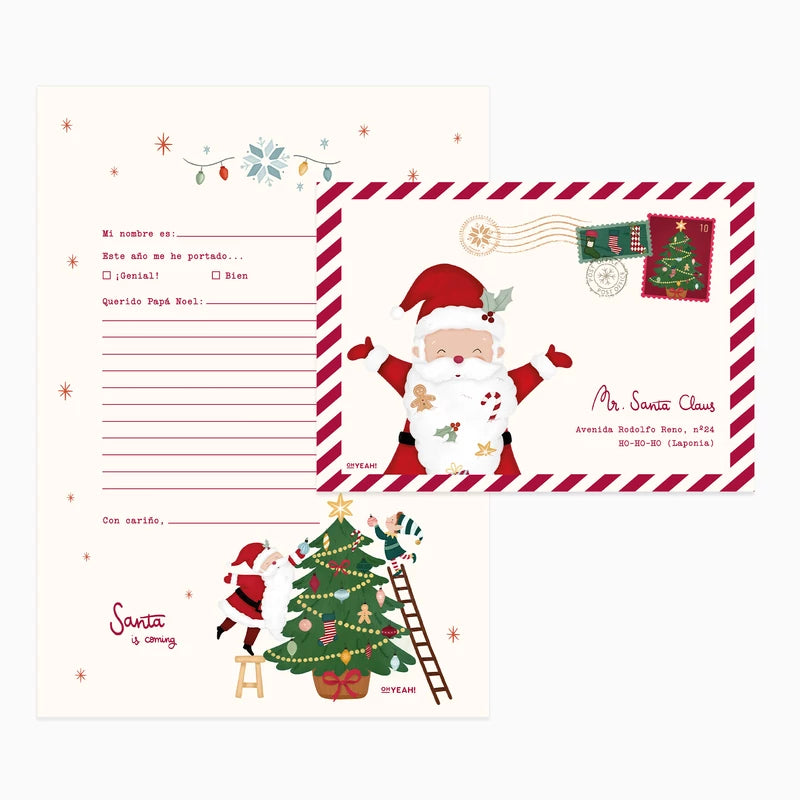 Inspiracion con Cartas e Envelopes do Papai Noel estão chegando!
