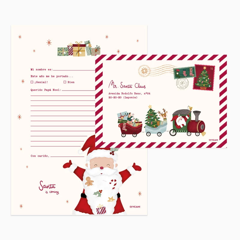 Inspiracion con Cartas e Envelopes do Papai Noel estão chegando!