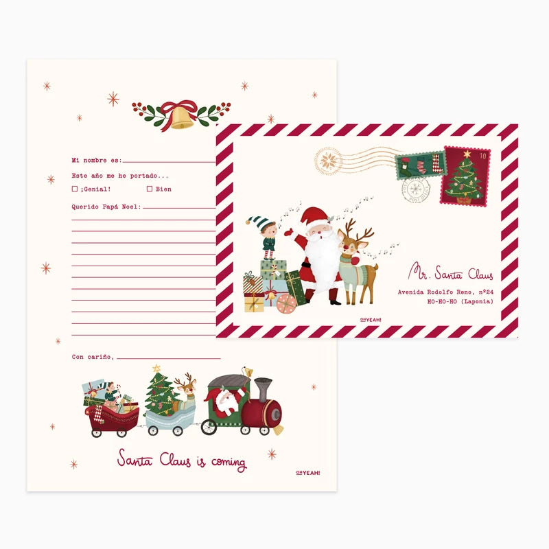 Inspiracion con Cartas e Envelopes do Papai Noel estão chegando!