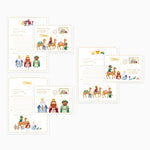 Cartas e envelopes dos Pequenos Três Reis Magos