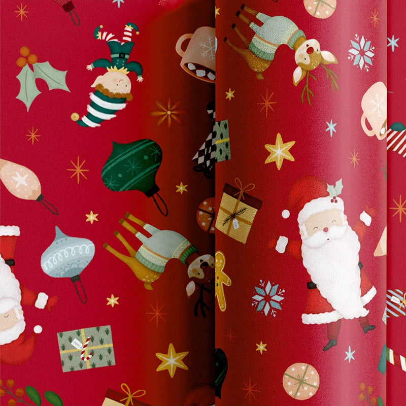 Inspiracion con Rollos Papel de Regalo 70 cm x 2 m ¡Llega Papá Noel! Diseño Surtido