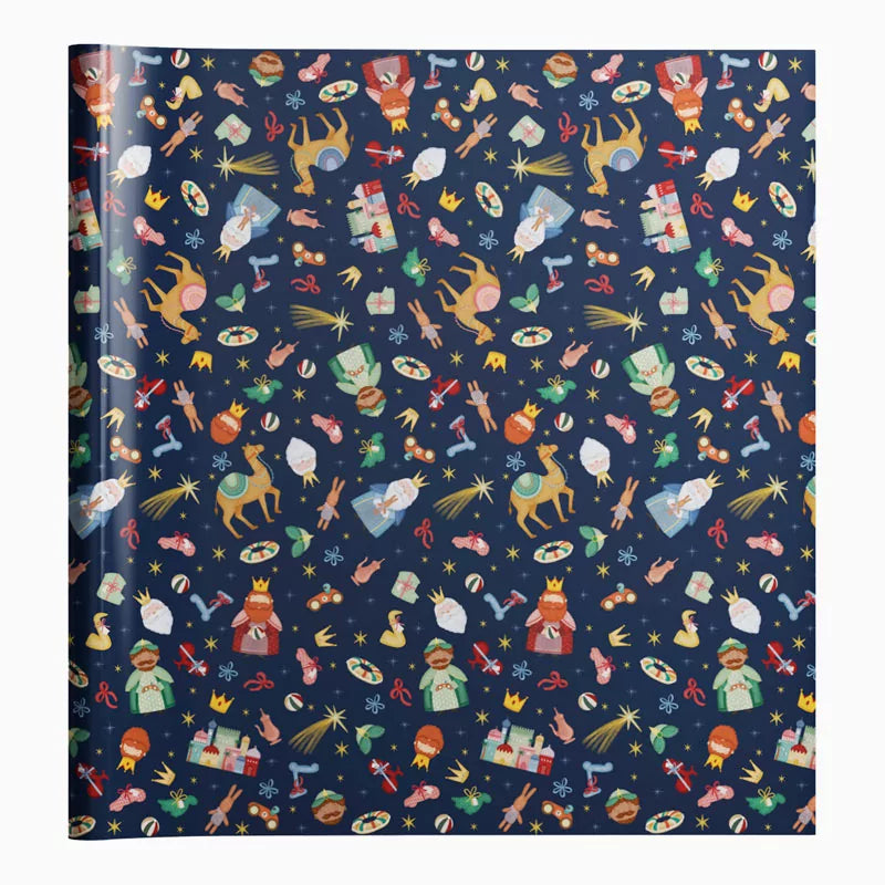Boîte cadeau en papier 70 x 200 cm Petit Rois Mages