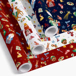 Papier cadeau 70 cm x 2 m Petit Rois Mages