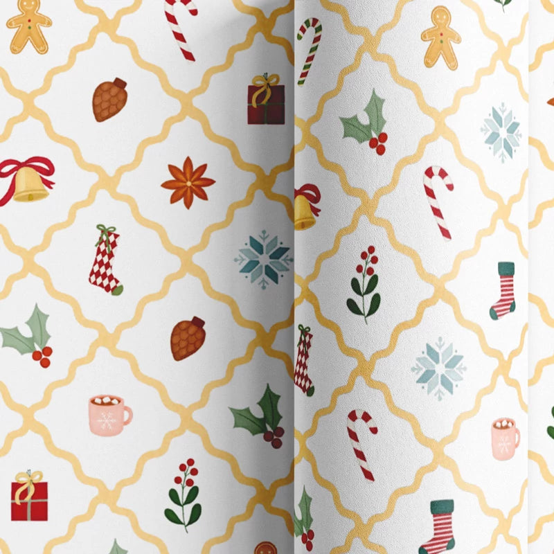 Papel de Regalo 70 cm x 2 m ¡Llega Papá Noel! Diseño Surtido