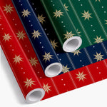 Rollos Papel de Regalo 70 cm x 2 m Diseños Surtidos Feliz Navidad