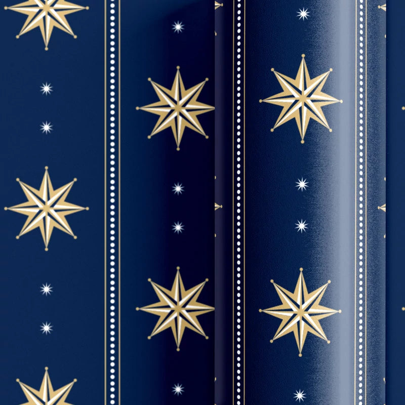 Gift Wrapping Paper 70 cm x 2 m Assorted Designs Merry Christmas