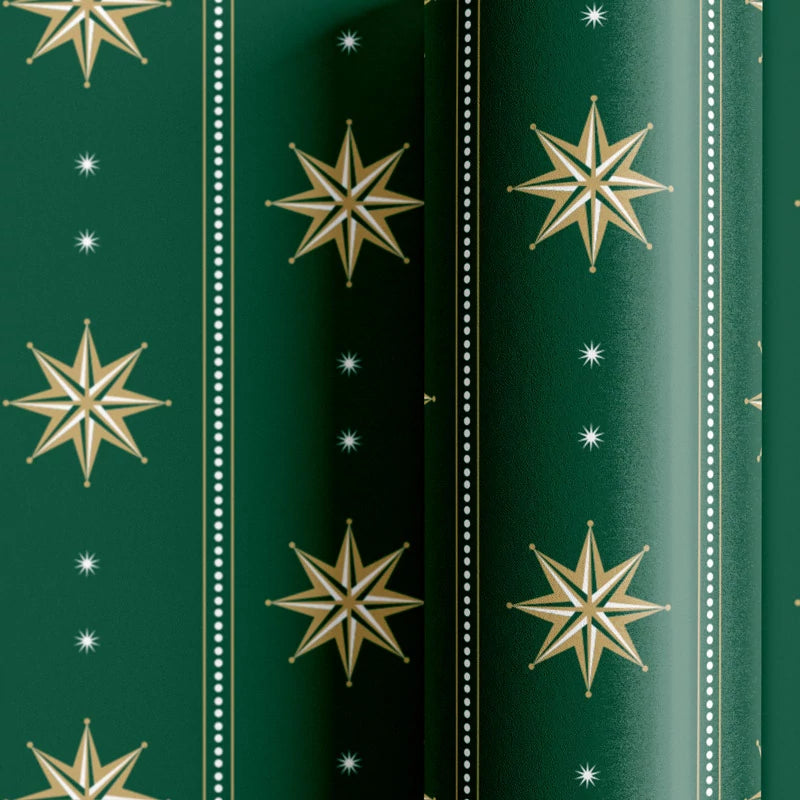 Gift Wrapping Paper 70 cm x 2 m Assorted Designs Merry Christmas