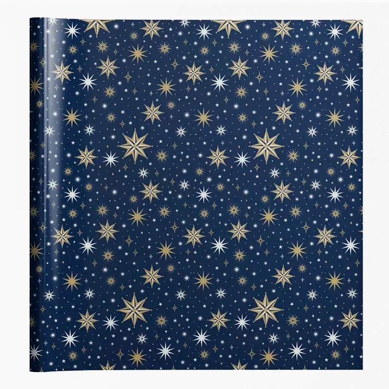 Caja de Papel de Regalo 70 cm x 5 m Feliz Navidad