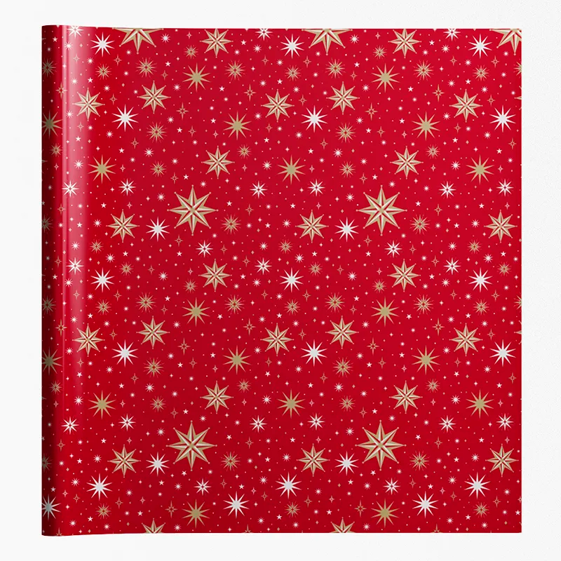 Caja de Papel de Regalo 70 cm x 5 m Feliz Navidad