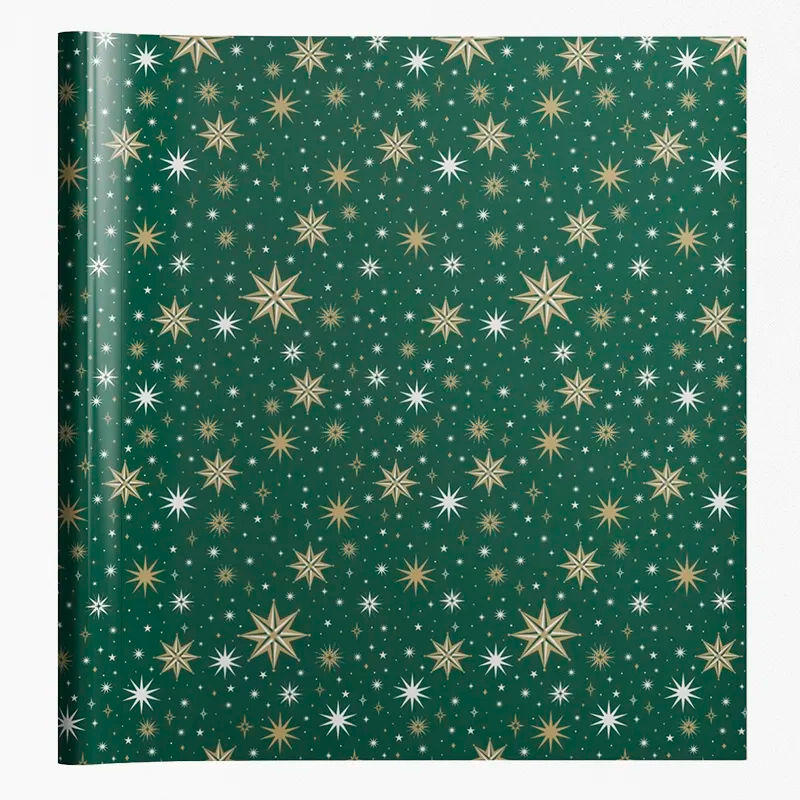 Caja de Papel de Regalo 70 cm x 5 m Feliz Navidad