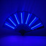 Blue luminous LED fan