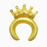 Diadema de balão de ouro da Globo Crown