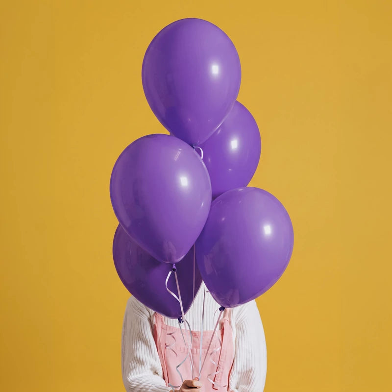 Inspiracion con Latexballon 23 cm Mattviolett (50 Stück)