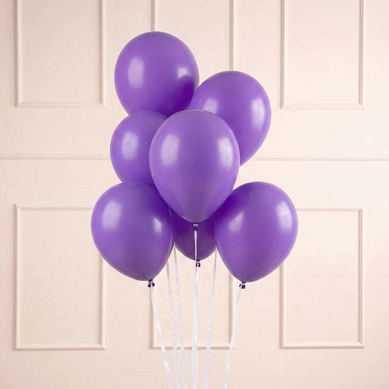 Inspiracion con Latexballon 23 cm Mattviolett (50 Stück)
