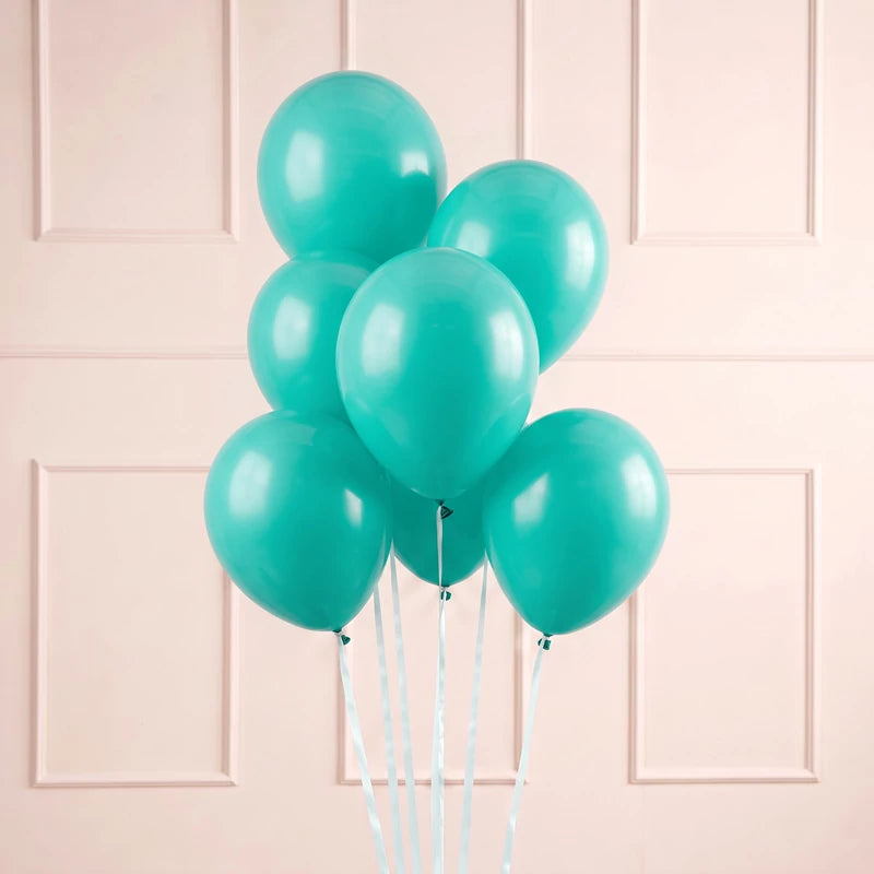 Inspiracion con Latexballon 23 cm Mattes Wassergrün (50 Stück)