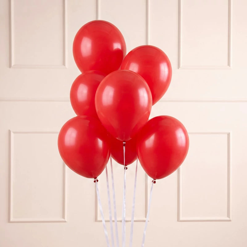 Inspiracion con Latexballon 23 cm Mattrot (50 Stück)