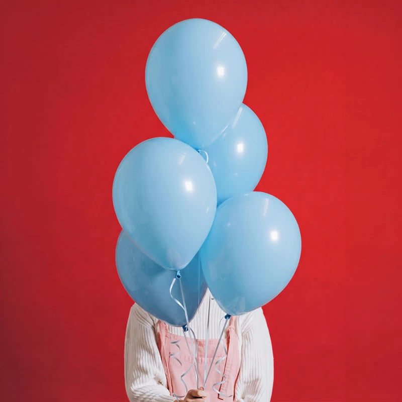 Inspiracion con Latexballon 23 cm Matt Pastellblau (50 Stück)
