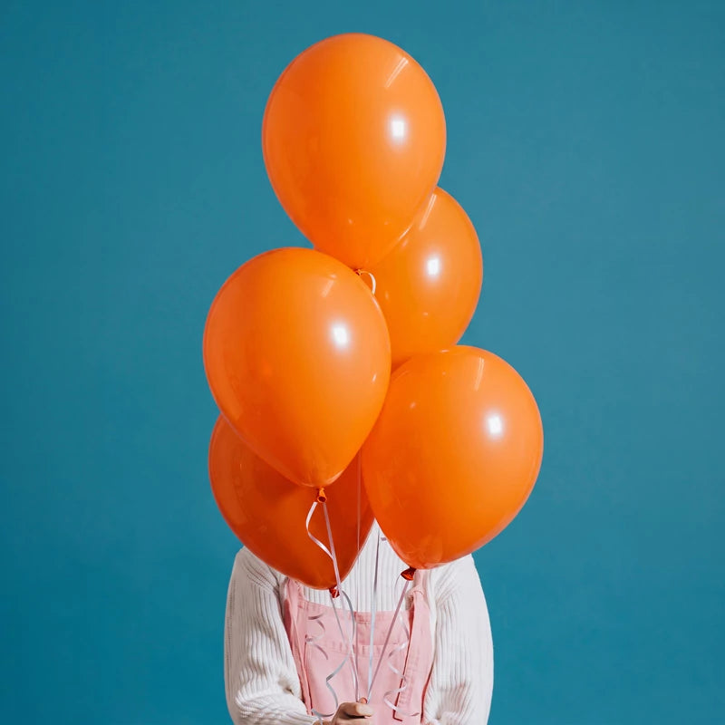 Inspiracion con Latexballon 23 cm Mattorange (50 Stück)