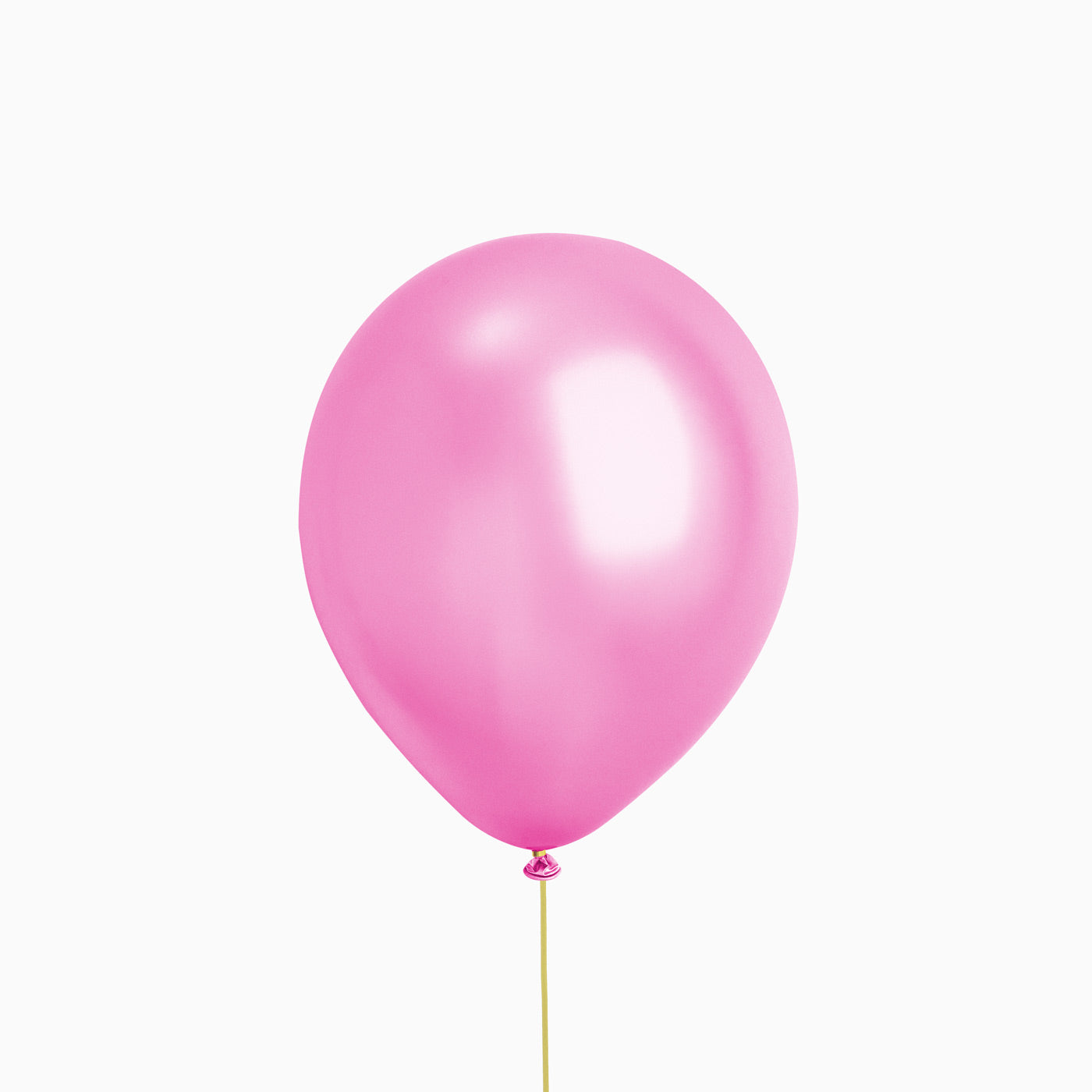 Metallic Ballon Pink Latex / Pack 10 Einheiten