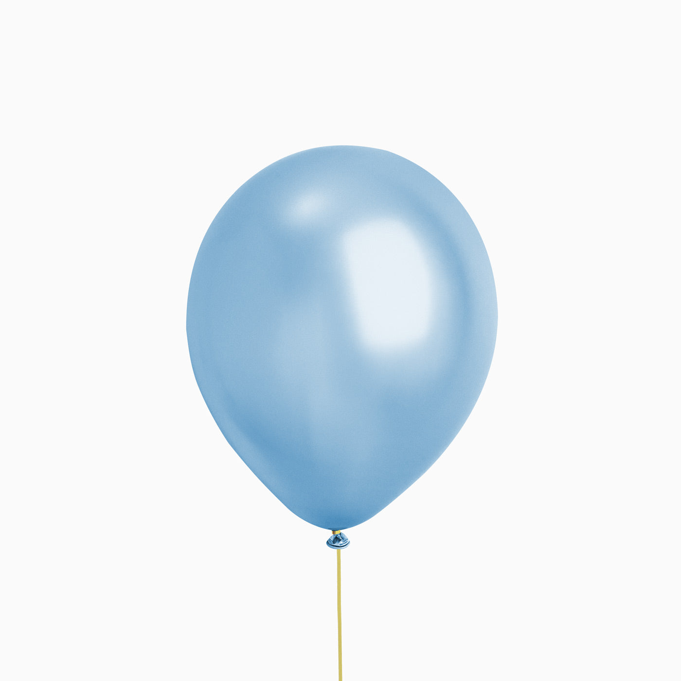Metallisierte blaue LTEX -Ballon / Pack 10 UDs