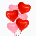 Impostare il lattice in lattice rosa e rosso San Valentino