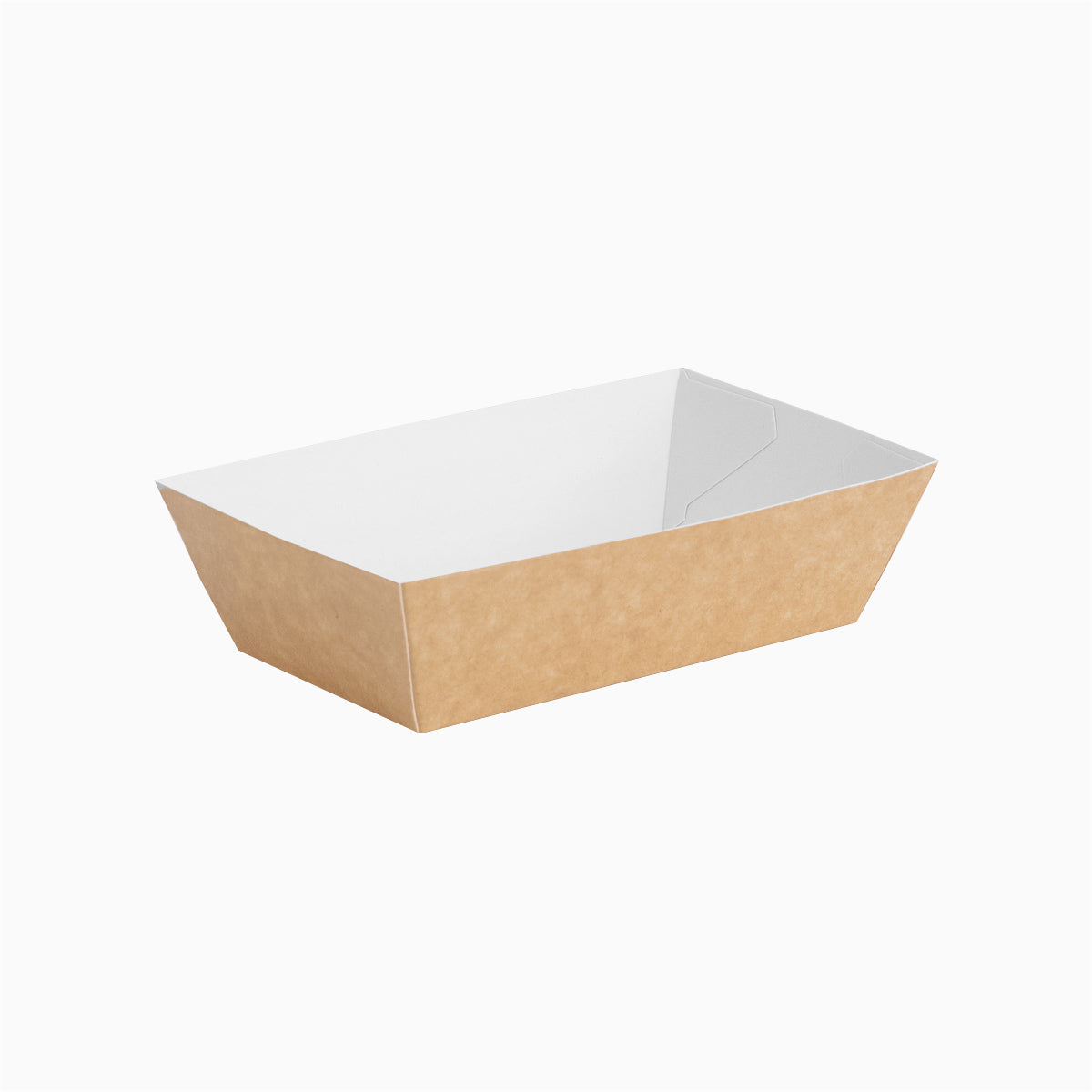 Barqueta Rectangular Cartón Kraft 11.5 x 7 x 4 cm - Take Away (100 uds)