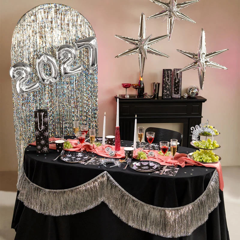 Inspiracion con Palloncino Foil 3D Stella 77 cm Argento (SENZA HELIO)