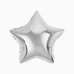 Globo Foil Estrella Metalizado Plata