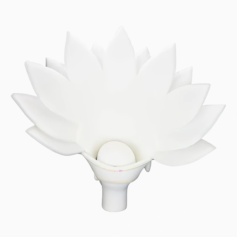 Giant foam rubber crown with white flowers and girlfriends