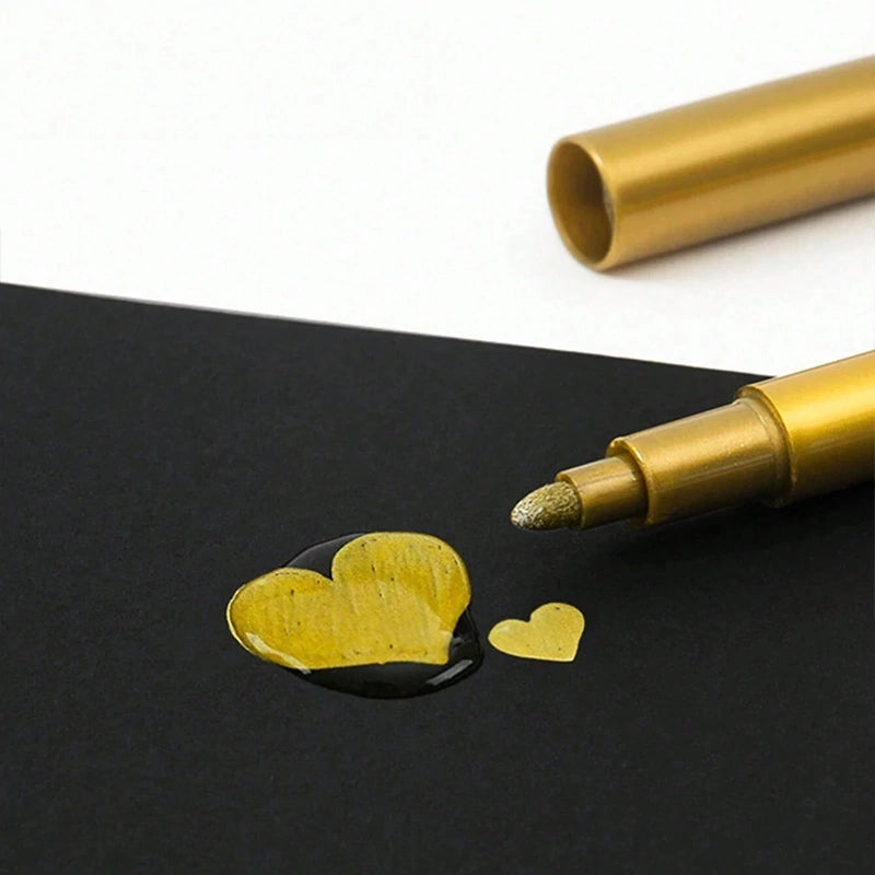 Goldfarbener Permanentmarker