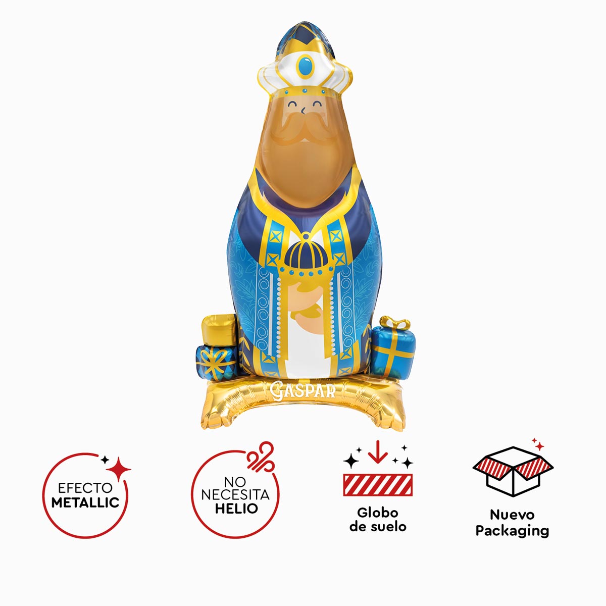 Basis mit Fail Rey Mago Gaspar (ohne Helium)