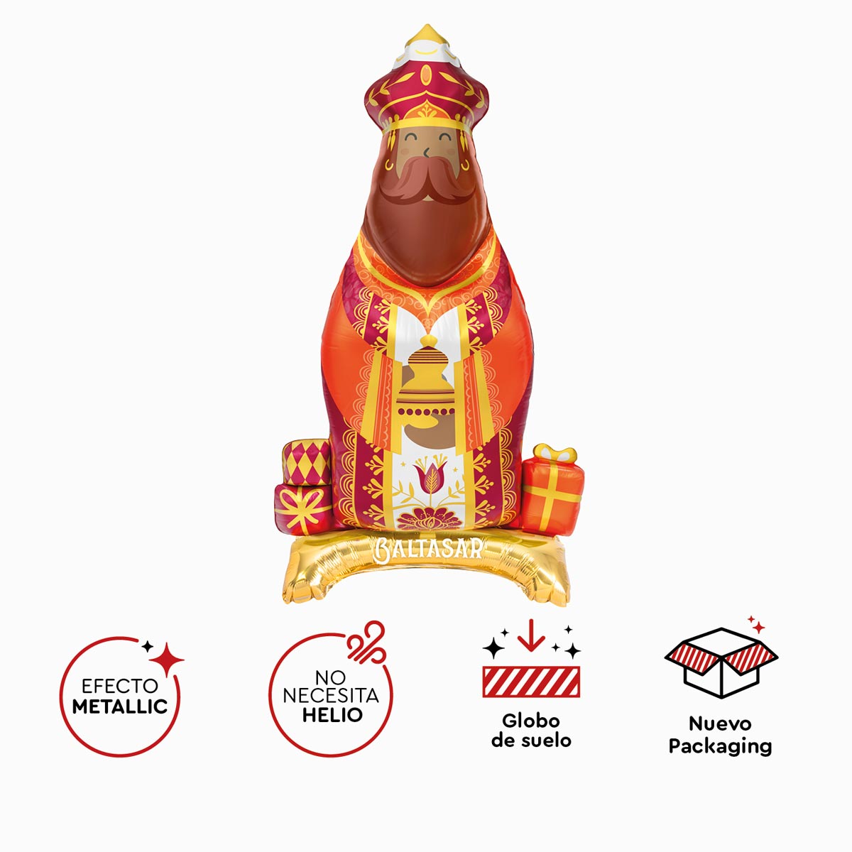 Basis mit Fail Rey Mago Baltasar (ohne Helium)